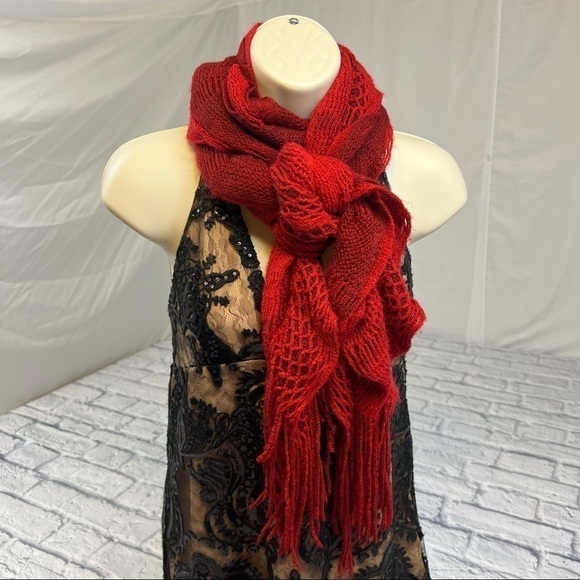 Italy Design scarf red - Picture 2 of 10